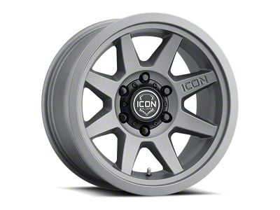 ICON Alloys Rebound SLX Charcoal 6-Lug Wheel; 17x8.5; 6mm Offset (22-24 Bronco Raptor)