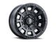 ICON Alloys Thrust Satin Black 6-Lug Wheel; 17x8.5; 0mm Offset (21-24 Bronco, Excluding Raptor)