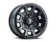 ICON Alloys Thrust Satin Black 6-Lug Wheel; 17x8.5; 25mm Offset (21-24 Bronco, Excluding Raptor)