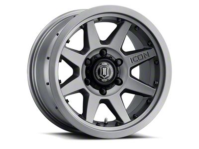 ICON Alloys Rebound Pro Titanium Wheel; 17x8.5; 0mm Offset (84-01 Jeep Cherokee XJ)