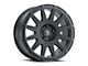 ICON Alloys Ricochet Satin Black Wheel; 17x8 (84-01 Jeep Cherokee XJ)