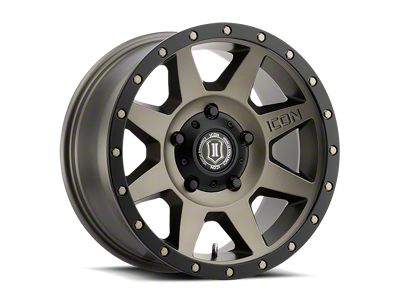 ICON Alloys Rebound Bronze Wheel; 20x9; -12mm Offset (20-24 Jeep Gladiator JT)