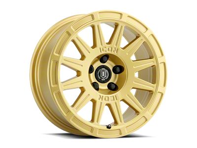 ICON Alloys Ricochet Gloss Gold Wheel; 17x8 (93-98 Jeep Grand Cherokee ZJ)