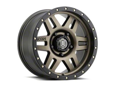 ICON Alloys Six Speed Bronze Wheel; 17x8.5; -6mm Offset (05-10 Jeep Grand Cherokee WK, Excluding SRT8)