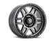 ICON Alloys Six Speed Titanium Wheel; 17x8.5; -6mm Offset (05-10 Jeep Grand Cherokee WK, Excluding SRT8)