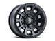 ICON Alloys Thrust Satin Black Wheel; 17x8.5; 0mm Offset (93-98 Jeep Grand Cherokee ZJ)