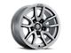 ICON Alloys Vector 5 Titanium Wheel; 17x8.5; -6mm Offset (05-10 Jeep Grand Cherokee WK, Excluding SRT8)