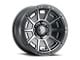 ICON Alloys Victory Smoked Satin Black Wheel; 17x8.5; -6mm Offset (05-10 Jeep Grand Cherokee WK, Excluding SRT8)