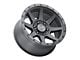 ICON Alloys Rebound Double Black Wheel; 17x8.5; -6mm Offset (99-04 Jeep Grand Cherokee WJ)