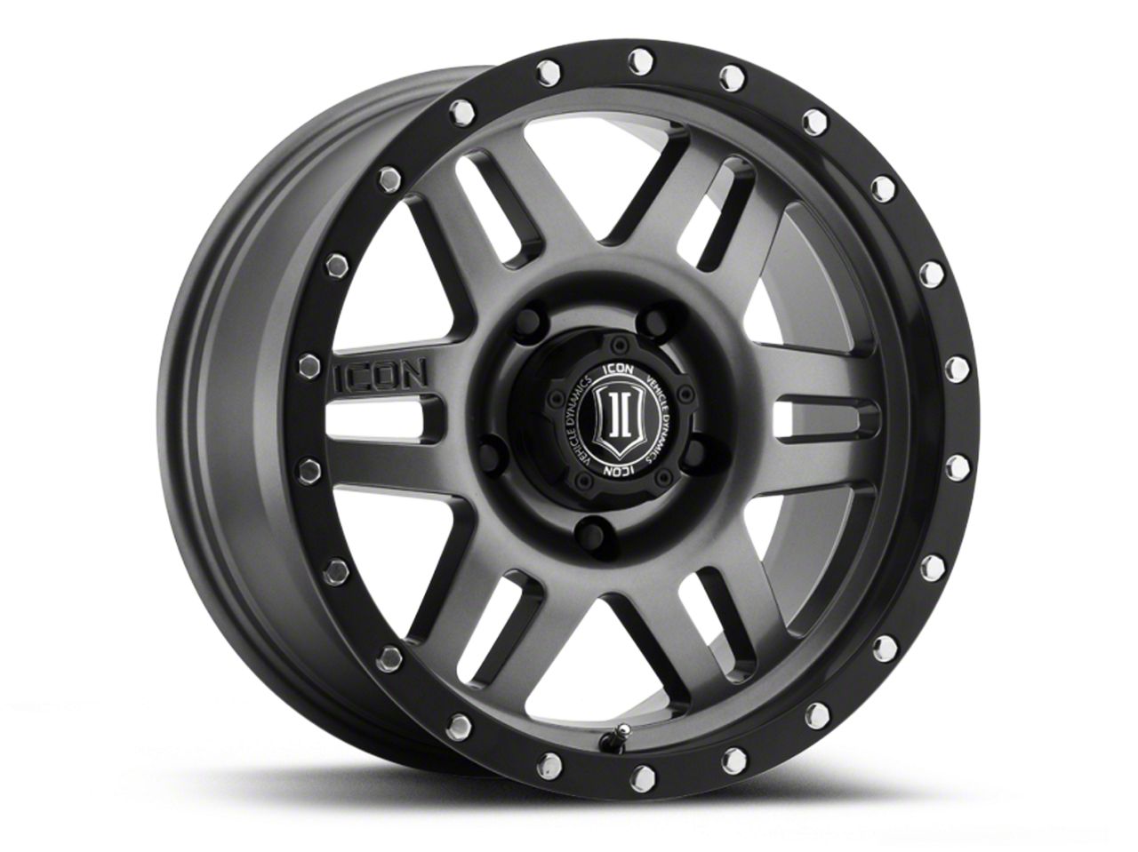 ICON Alloys Jeep Grand Cherokee Six Speed Gunmetal Wheel; 17x8.5 ...