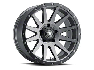 ICON Alloys Compression Titanium Wheel; 20x10; -12mm Offset (11-21 Jeep Grand Cherokee WK2)