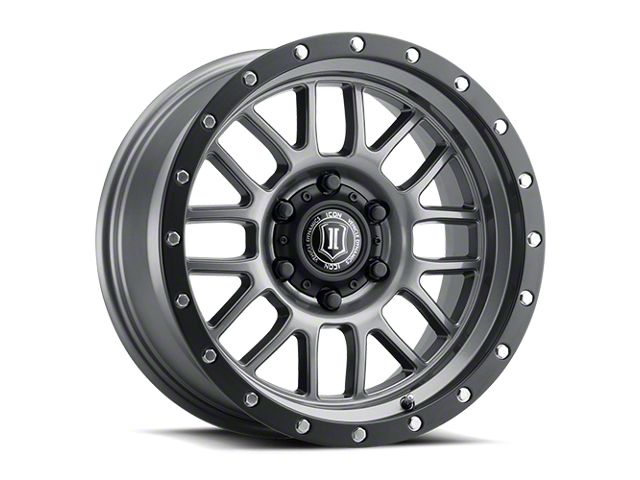 ICON Alloys Alpha Titanium Wheel; 17x8.5 (18-24 Jeep Wrangler JL)