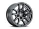 ICON Alloys Vector 5 Satin Black Wheel; 17x8.5 (07-18 Jeep Wrangler JK)