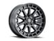 ICON Alloys Journey Satin Black Wheel; 17x8 (87-95 Jeep Wrangler YJ)