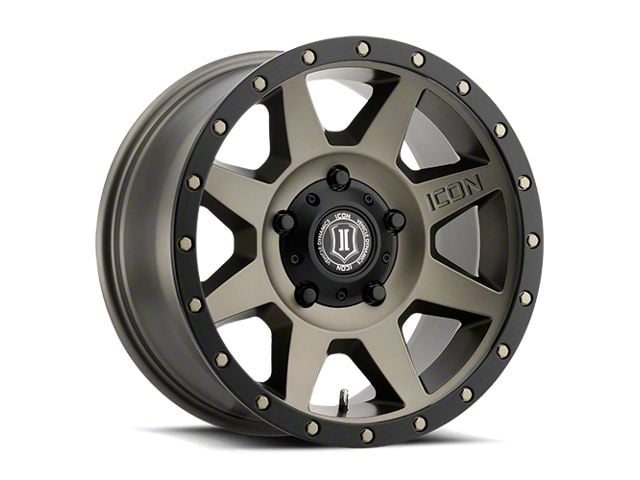 ICON Alloys Rebound Bronze Wheel; 18x9 (18-24 Jeep Wrangler JL)