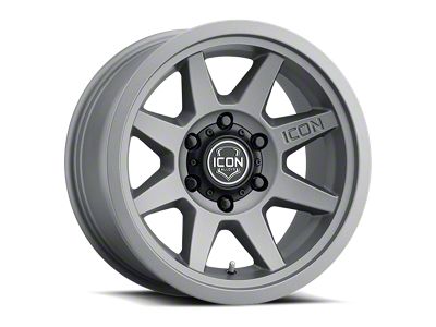 ICON Alloys Rebound SLX Charcoal Wheel; 17x8.5 (18-24 Jeep Wrangler JL)