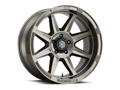 ICON Alloys Bandit Gloss Bronze 6-Lug Wheel; 20x10; -24mm Offset (17-24 Titan)