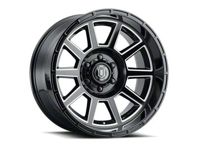 ICON Alloys Recoil Gloss Black Milled 6-Lug Wheel; 20x10; -24mm Offset (22-24 Tundra)