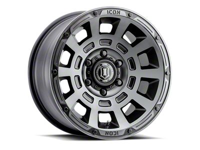 ICON Alloys Thrust Smk Satin Black 5-Lug Wheel; 17x8.5; 25mm Offset (14-21 Tundra)