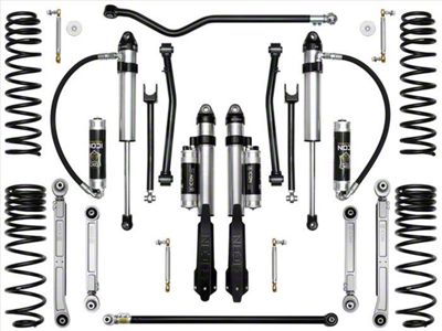 ICON Vehicle Dynamics 2.50-Inch Suspension Lift System with Billet Rear Lower Links; Stage 8 (20-24 Jeep Gladiator JT)