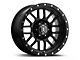 ICON Alloys Alpha Satin Black Wheel; 17x8.5 (18-24 Jeep Wrangler JL)