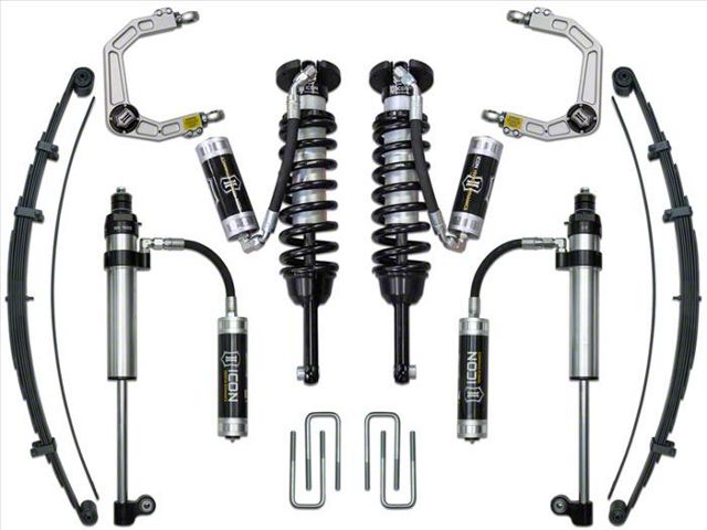 ICON Vehicle Dynamics 0 to 2.75-Inch Suspension Lift System with Billet Upper Control Arms; Stage 8 (16-23 4WD Tacoma)