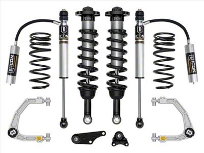 ICON Vehicle Dynamics 1.25 to 3-Inch Suspension Lift System with Billet Upper Control Arms and Triple Rate Rear Springs; Stage 3 (2024 4WD Tacoma, Excluding Limited, Trailhunter & TRD Pro)