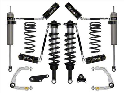 ICON Vehicle Dynamics 1.25 to 3-Inch Suspension Lift System with Billet Upper Control Arms and Triple Rate Rear Springs; Stage 4 (2024 4WD Tacoma, Excluding Limited, Trailhunter & TRD Pro)
