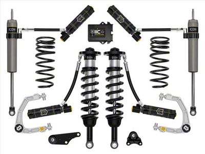 ICON Vehicle Dynamics 1.25 to 3-Inch Suspension Lift System with Billet Upper Control Arms and Triple Rate Rear Springs; Stage 6 (2024 4WD Tacoma, Excluding Limited, Trailhunter & TRD Pro)