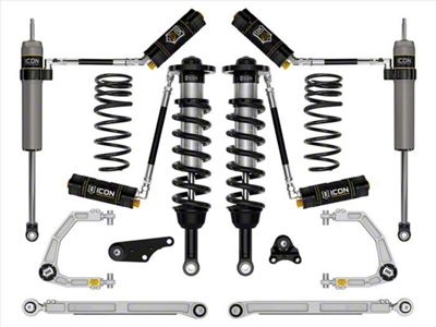 ICON Vehicle Dynamics 1.25 to 3-Inch Suspension Lift System with Billet Upper Control Arms and Triple Rate Rear Springs; Stage 8 (2024 4WD Tacoma, Excluding Limited, Trailhunter & TRD Pro)