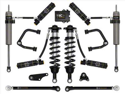 ICON Vehicle Dynamics 1.25 to 3-Inch Suspension Lift System with Tubular Upper Control Arms; Stage 10 (2024 4WD Tacoma, Excluding Limited, Trailhunter & TRD Pro)