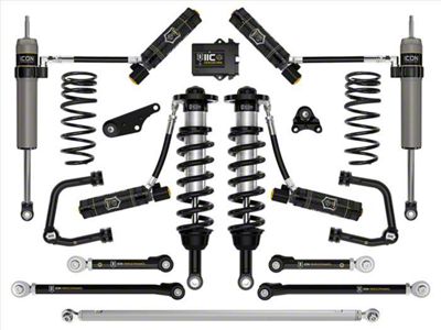 ICON Vehicle Dynamics 1.25 to 3-Inch Suspension Lift System with Tubular Upper Control Arms; Stage 13 (2024 4WD Tacoma, Excluding Limited, Trailhunter & TRD Pro)