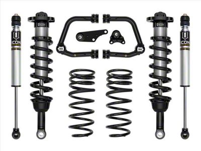 ICON Vehicle Dynamics 1.25 to 3-Inch Suspension Lift System with Tubular Upper Control Arms and Triple Rate Rear Springs; Stage 2 (2024 4WD Tacoma, Excluding Limited, Trailhunter & TRD Pro)