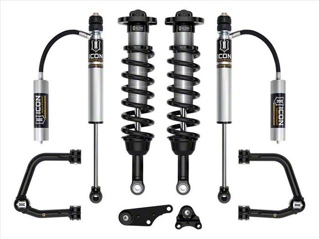 ICON Vehicle Dynamics 1.25 to 3-Inch Suspension Lift System with Tubular Upper Control Arms; Stage 3 (2024 4WD Tacoma, Excluding Limited, Trailhunter & TRD Pro)