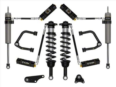 ICON Vehicle Dynamics 1.25 to 3-Inch Suspension Lift System with Tubular Upper Control Arms; Stage 5 (2024 4WD Tacoma, Excluding Limited, Trailhunter & TRD Pro)