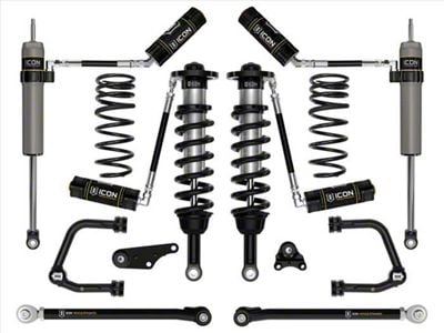 ICON Vehicle Dynamics 1.25 to 3-Inch Suspension Lift System with Tubular Upper Control Arms and Triple Rate Rear Springs; Stage 7 (2024 4WD Tacoma, Excluding Limited, Trailhunter & TRD Pro)