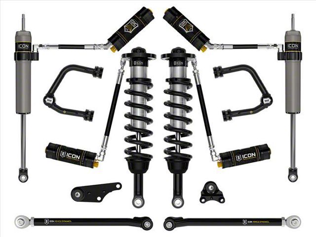 ICON Vehicle Dynamics 1.25 to 3-Inch Suspension Lift System with Tubular Upper Control Arms; Stage 8 (2024 4WD Tacoma, Excluding Limited, Trailhunter & TRD Pro)