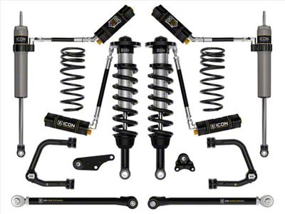 ICON Vehicle Dynamics 1.25 to 3-Inch Suspension Lift System with Tubular Upper Control Arms and Triple Rate Rear Springs; Stage 8 (2024 4WD Tacoma, Excluding Limited, Trailhunter & TRD Pro)
