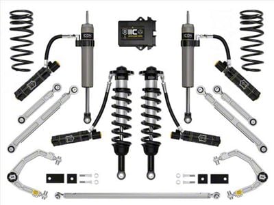 ICON Vehicle Dynamics 1.25 to 3.50-Inch Suspension Lift System with Billet Upper Control Arms; Stage 14 (22-24 Tundra w/o Load-Leveling Air System, Excluding TRD Pro)