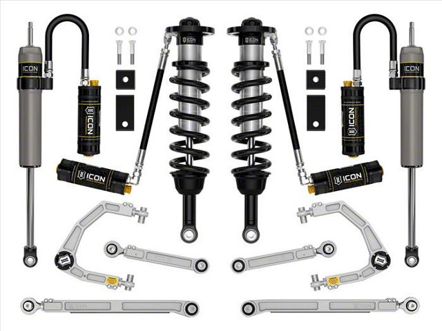 ICON Vehicle Dynamics 1.25 to 3.50-Inch Suspension Lift System with Billet Upper Control Arms; Stage 10 (22-24 Tundra w/o Load-Leveling Air System, Excluding TRD Pro)