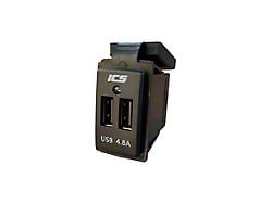 ICS FAB 12/24V Dual USB 4.8A Charger