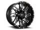 Impact Wheels 814 Gloss Black Milled 6-Lug Wheel; 18x9; 0mm Offset (03-09 4Runner)