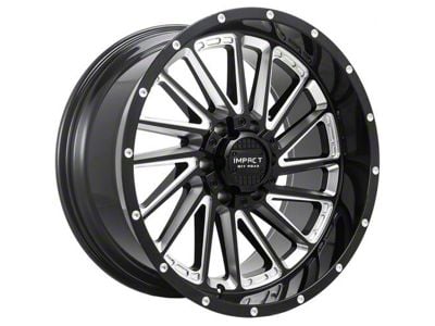 Impact Wheels 903 Gloss Black Milled 6-Lug Wheel; 20x10; -12mm Offset (03-09 4Runner)