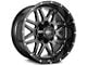 Impact Wheels 806 Gloss Black Milled 6-Lug Wheel; 20x10; -12mm Offset (04-15 Titan)