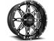 Impact Wheels 810 Gloss Black Milled 6-Lug Wheel; 20x10; -12mm Offset (04-15 Titan)