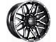 Impact Wheels 819 Gloss Black Milled 6-Lug Wheel; 18x9; -12mm Offset (04-15 Titan)