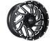 Impact Wheels 823 Gloss Black Milled 6-Lug Wheel; 20x10; -12mm Offset (04-15 Titan)