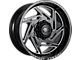 Impact Wheels 830 Gloss Black Milled 6-Lug Wheel; 22x12; -44mm Offset (04-15 Titan)