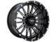 Impact Wheels 833 Gloss Black Milled 6-Lug Wheel; 20x9; 0mm Offset (04-15 Titan)