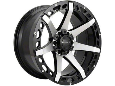 Impact Wheels 904 Gloss Black Machined 6-Lug Wheel; 20x10; -12mm Offset (04-15 Titan)